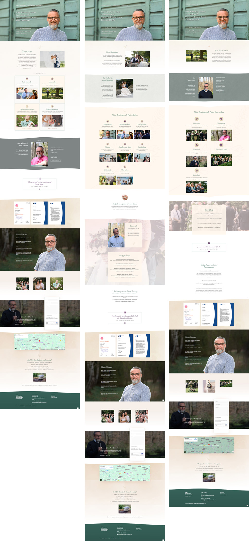 Responsives Webdesign für Freier Redner Schmitz des Webdesigners Frank Henning | Form & Gestaltung in Nümbrecht, NRW, für Gummersbach, Olpe, Köln, Wiehl, Sankt Augustin, Siegburg, Troisdorf, Hennef, Waldbröl, Morsbach und Marienheide