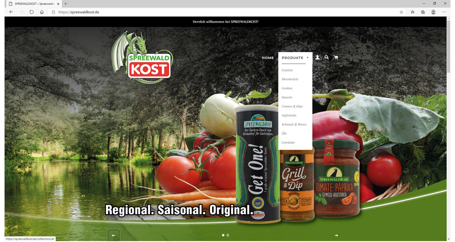 Onlineshop Screenshot Onlineshop Screenshot